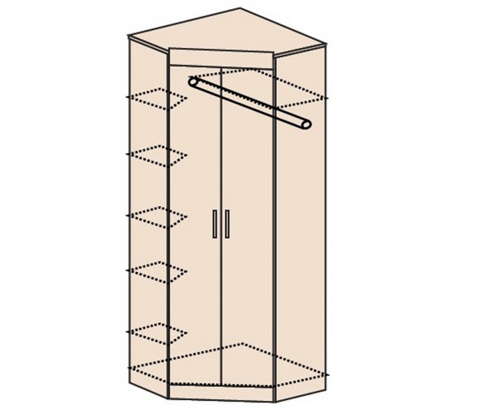 Шкаф угловой Ника Н5